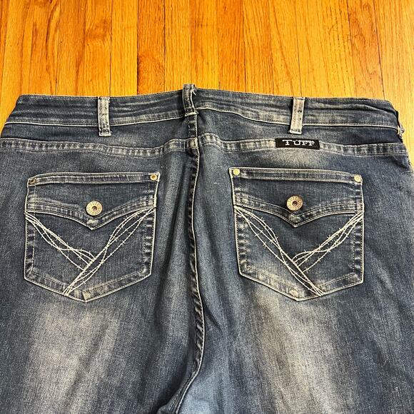 Cowgirl Tuff Jeans Womens 36 X31 Laredo Western Bootcut Blue Denim - Picture 4 of 11